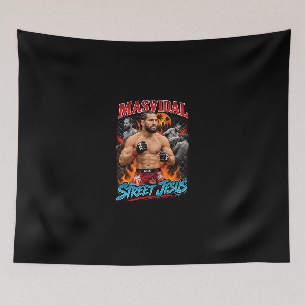 Item preview, Jorge Masvidal Street Jesus UFC MMA Fighter T-Shirt-7 designed and sold by EricaVera.