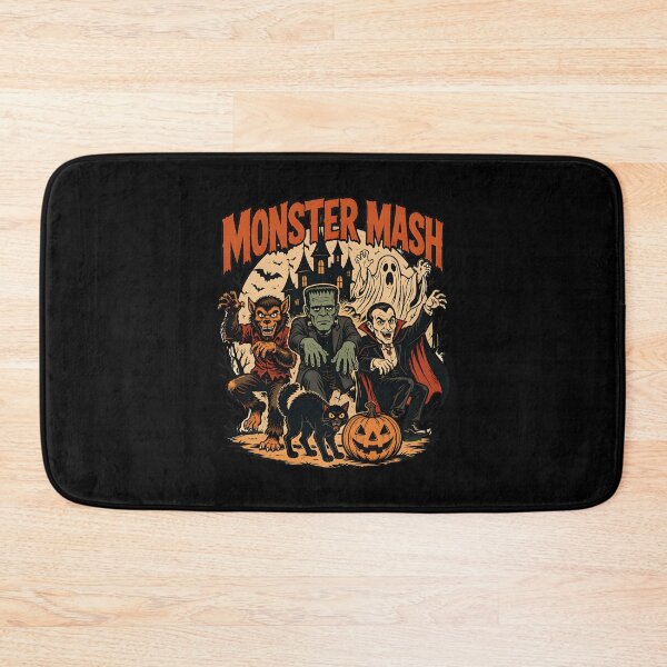 Item preview, retro funny monster mash ghost witchy vampire halloween designed and sold by SketchDrSketch.