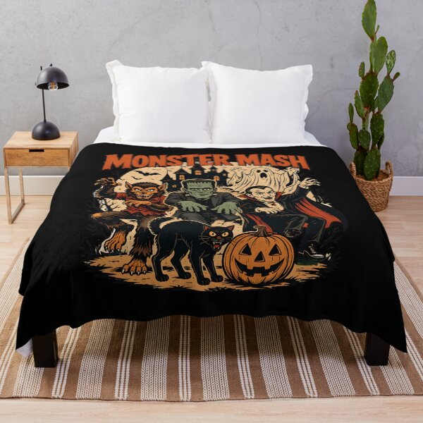 Item preview, retro funny monster mash ghost witchy vampire halloween designed and sold by SketchDrSketch.