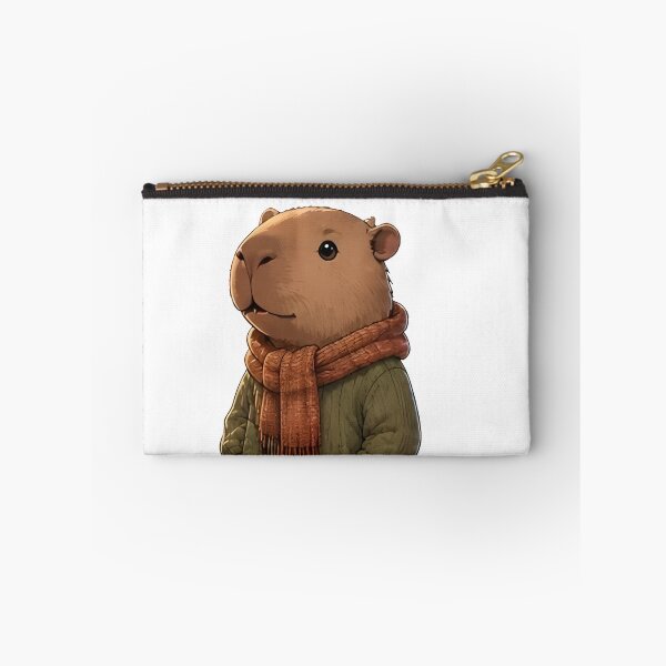 Item preview, Cozy Fall Capybara – Autumn Animal Gift designed and sold by Icareis-Studios.