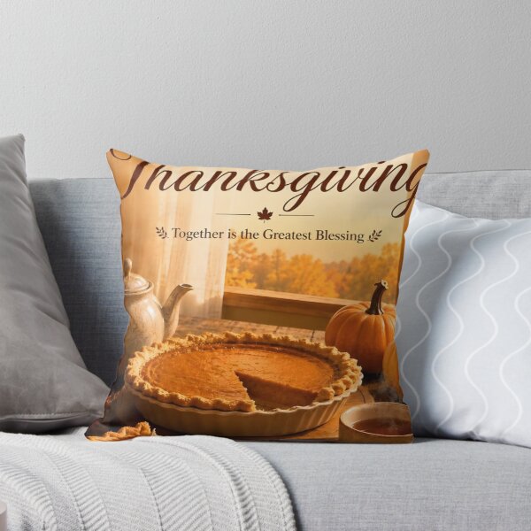 Item preview, Happy Thanksgiving Pumpkin Pie Cozy Autumn Greeting designed and sold by LYAN-STORE.