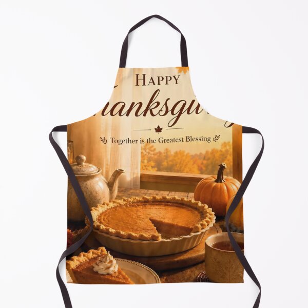 Item preview, Happy Thanksgiving Pumpkin Pie Cozy Autumn Greeting designed and sold by LYAN-STORE.