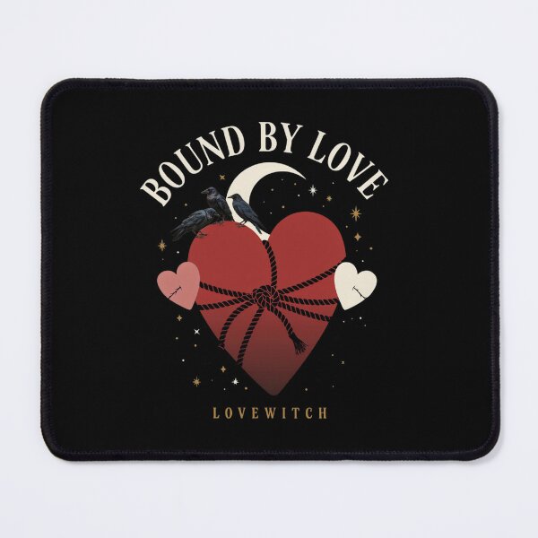 Item preview, Lovewitch Bound Heart Halloween Design Graphic Tee v9 designed and sold by DarylWelsh2024.
