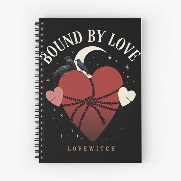 Item preview, Lovewitch Bound Heart Halloween Design Graphic Tee v9 designed and sold by DarylWelsh2024.