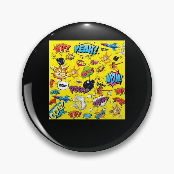Item preview, Comic Speech Bubbles Pattern With Sound designed and sold by MarianRichm.