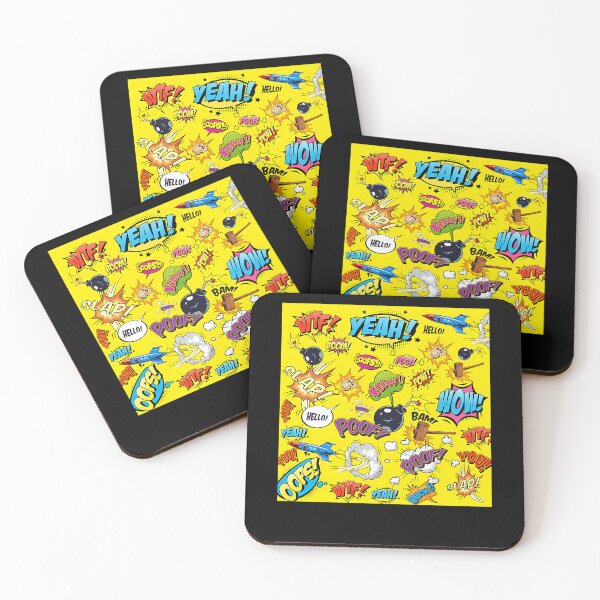 Item preview, Comic Speech Bubbles Pattern With Sound designed and sold by MarianRichm.