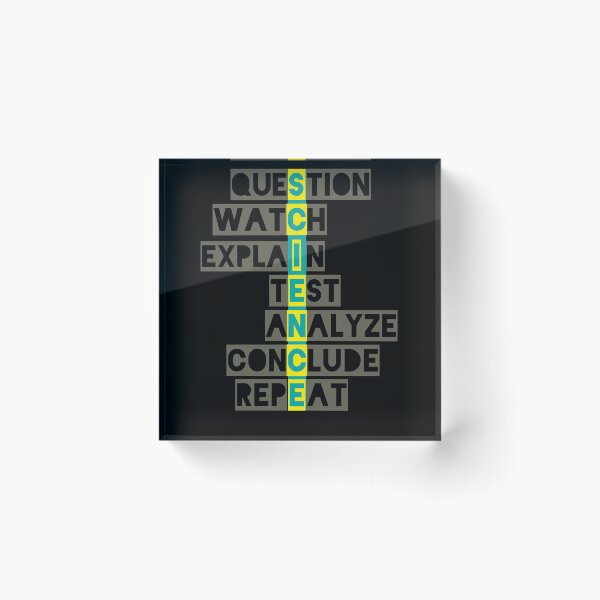 Item preview, Science Word Acronyms designed and sold by Kieran Abbott.