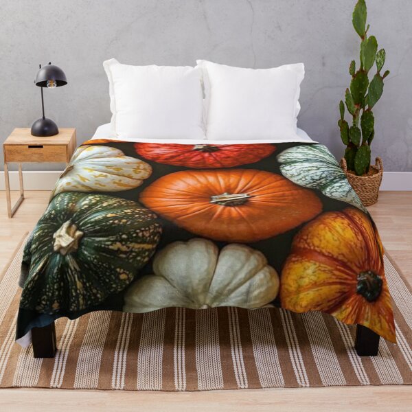 Item preview, Colorful Autumn Pumpkins Pattern Harvest Fall Decor designed and sold by LYAN-STORE.