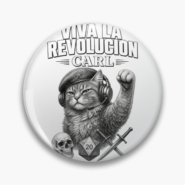 Item preview, Viva La Revolución Carl Cat designed and sold by DavidDeursen.