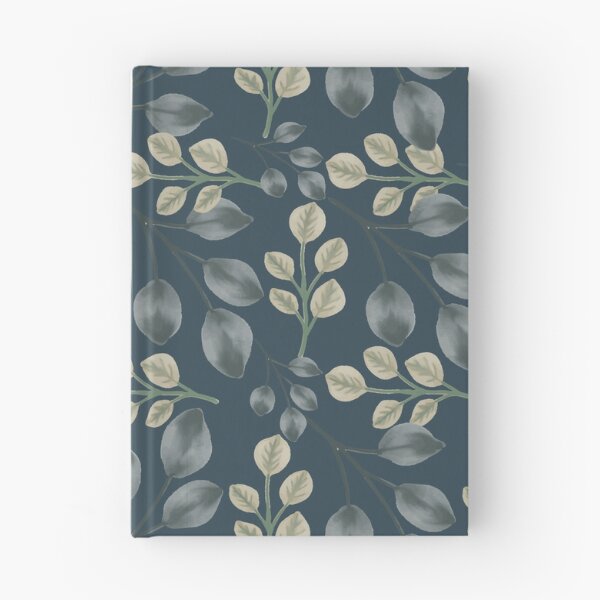 Item preview, Botanical Foliage Slate Blue Seamless Pattern Art designed and sold by ​Jyoti Digital Artist.