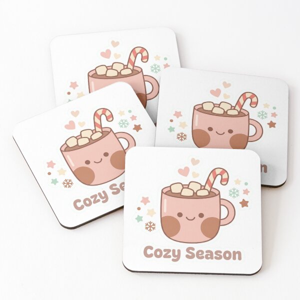 Item preview, Cozy Season Hot Cocoa – Cute Kawaii Christmas Winter Mug designed and sold by AsolsArts.