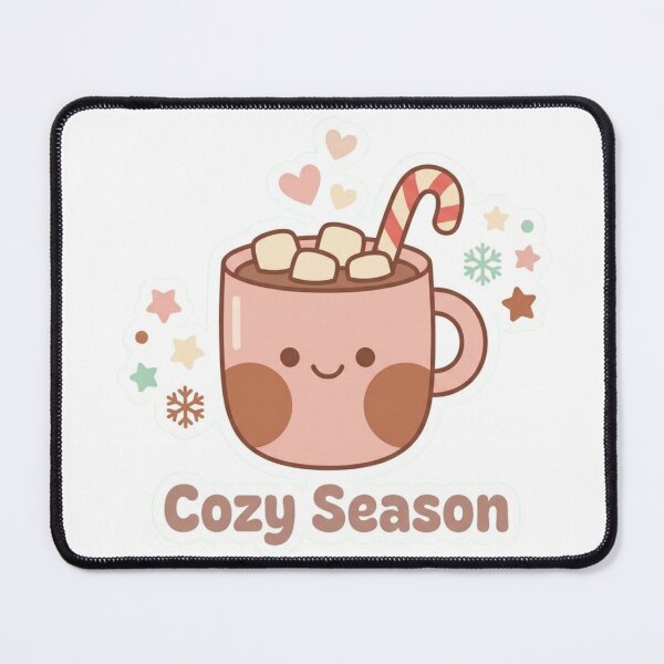 Item preview, Cozy Season Hot Cocoa – Cute Kawaii Christmas Winter Mug designed and sold by AsolsArts.