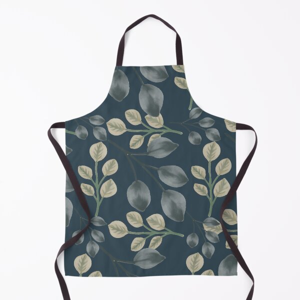 Item preview, Botanical Foliage Slate Blue Seamless Pattern Art designed and sold by ​Jyoti Digital Artist.