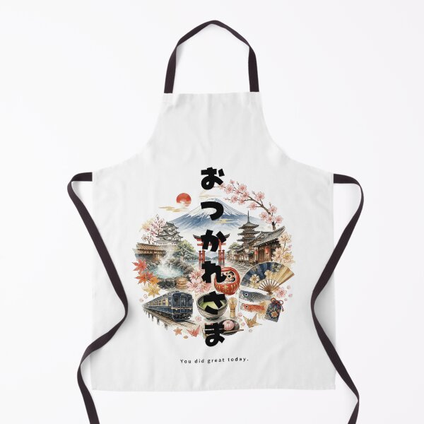 Item preview, Otsukaresama - Good Job | Japan Travel Memories Collage | Japanese Design designed and sold by JapanMemoir.