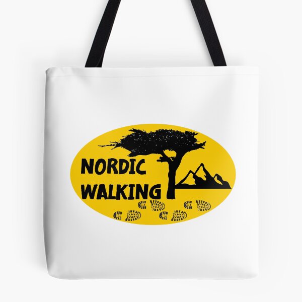 Item preview, This minimalist nordic walking design celebrates the simple pleasure of being outdoors and moving at your own pace designed and sold by PERIferyART.