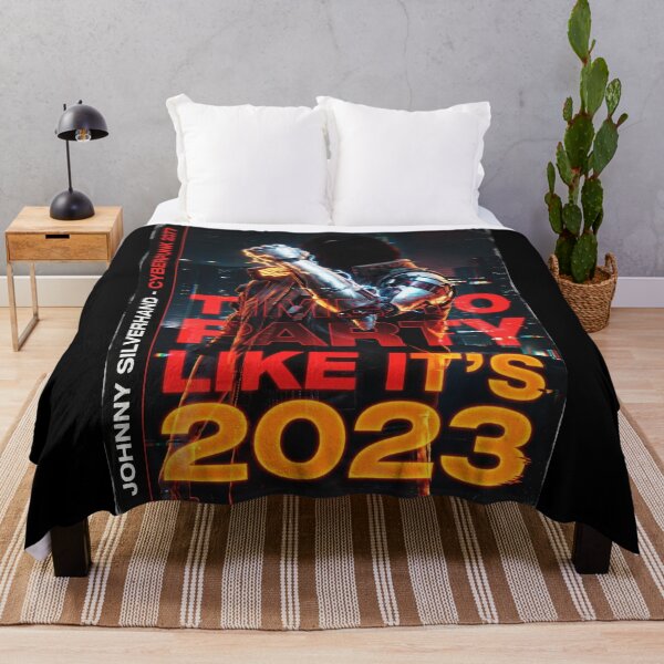 Item preview, Johnny Silverhand Party Like 2023 Poster designed and sold by NickoGibson.