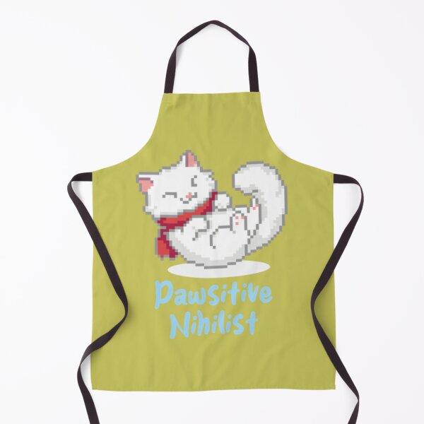 Item preview, Pawsitive Nihilist Pixel Cat designed and sold by PixelPanicc.