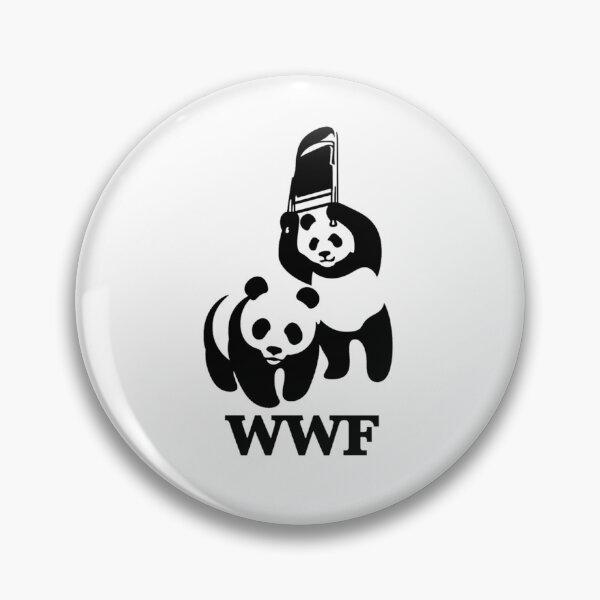 Item preview, Wwf Panda Logo Inspired Minimalist  Cute Wildlife Conservation Style  designed and sold by youns1992.