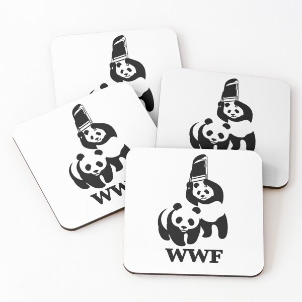 Item preview, Wwf Panda Logo Inspired Minimalist  Cute Wildlife Conservation Style  designed and sold by youns1992.