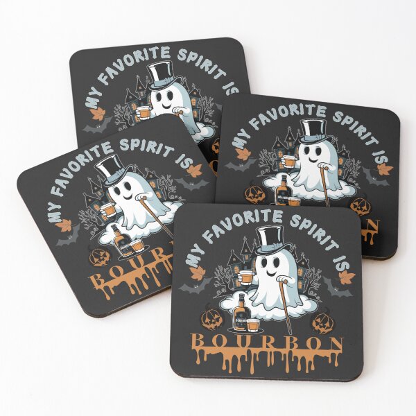 Item preview, My Favorite Spirit Is Bourbon Funny Ghost Halloween Gift designed and sold by SkymarArt.