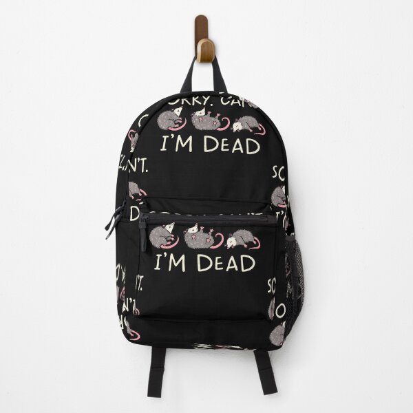 Item preview, Sorry Cant Im Dead Funny Opossum Playing Dead Introvert Graphic designed and sold by CarlaKaise.