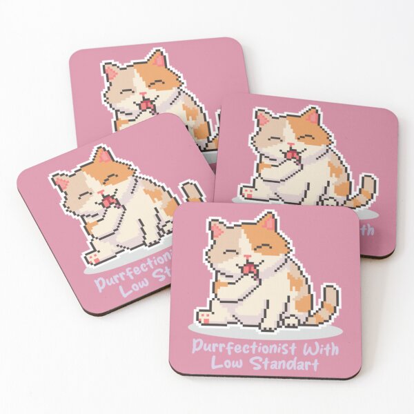 Item preview, Low Standards Purrfectionist designed and sold by PixelPanicc.