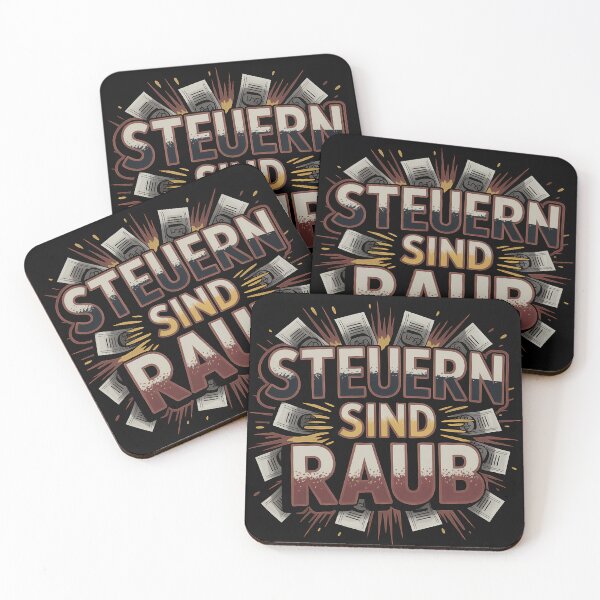 Item preview, Steuern sind Raub – Libertäres Statement Shirt designed and sold by LoFizzy.