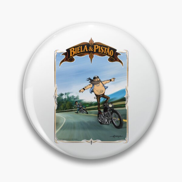 Item preview, Riding The Wave Biela Pistao Surf Biker Art designed and sold by Kavernakustom.