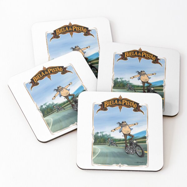 Item preview, Riding The Wave Biela Pistao Surf Biker Art designed and sold by Kavernakustom.
