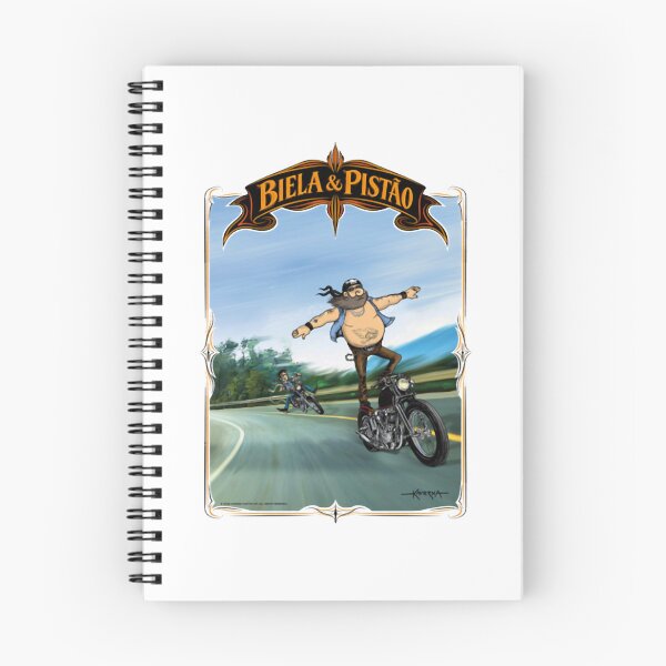Item preview, Riding The Wave Biela Pistao Surf Biker Art designed and sold by Kavernakustom.
