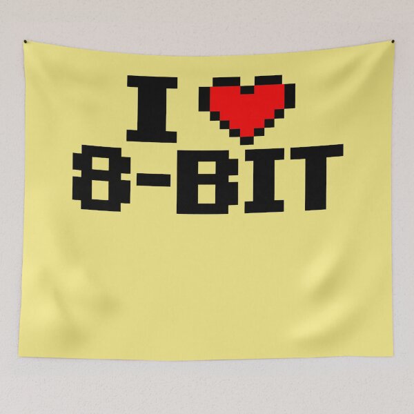 Item preview, I Love 8 Bit Pixel Art designed and sold by pmjv-csv.