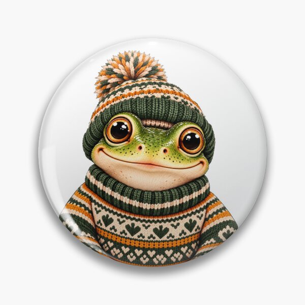 Artikelvorschau, Frosch im Winter entworfen und verkauft von Zeewind.