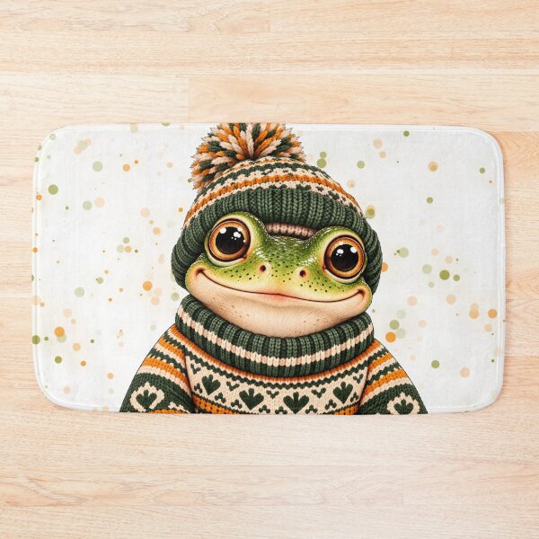Item preview, Frog in winter designed and sold by Zeewind.