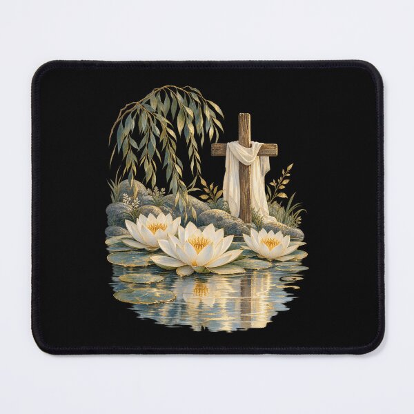 Item preview, Still Waters Lily Cross designed and sold by haitrieuic96.