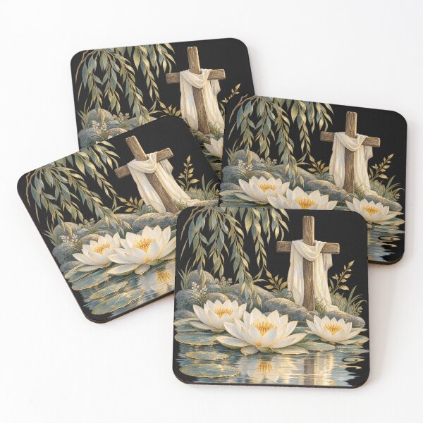 Item preview, Still Waters Lily Cross designed and sold by haitrieuic96.