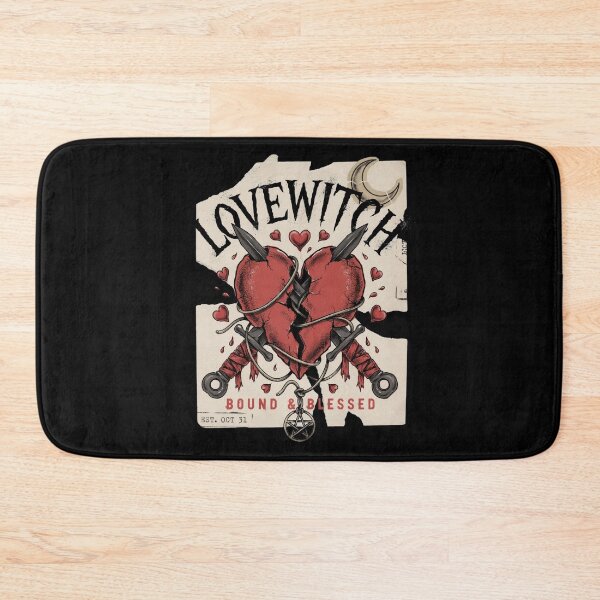 Item preview, Lovewitch Bound Heart Halloween Design Graphic Tee v11 designed and sold by DarylWelsh2024.