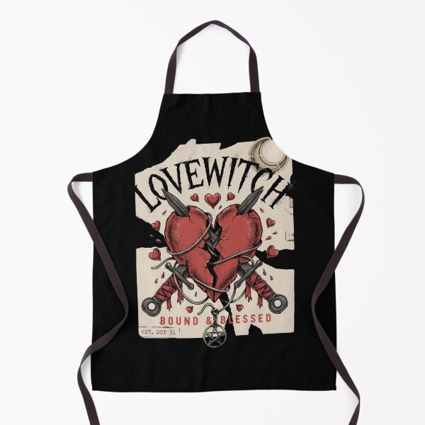 Item preview, Lovewitch Bound Heart Halloween Design Graphic Tee v11 designed and sold by DarylWelsh2024.