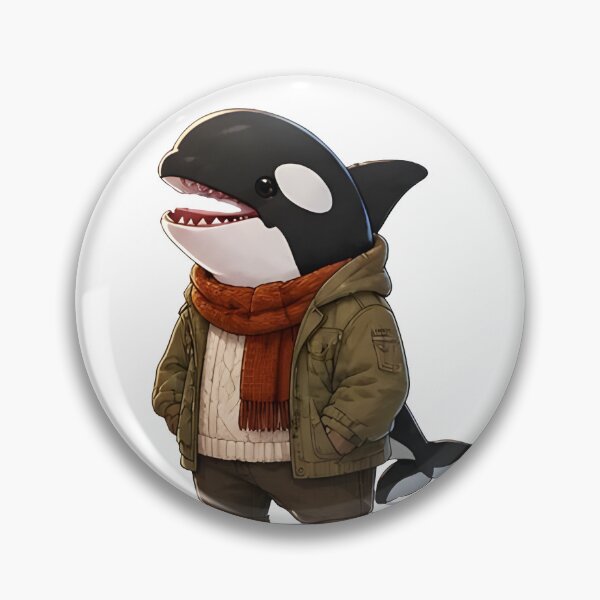 Item preview, Cozy Fall Orca – Autumn Animal Gift designed and sold by Icareis-Studios.