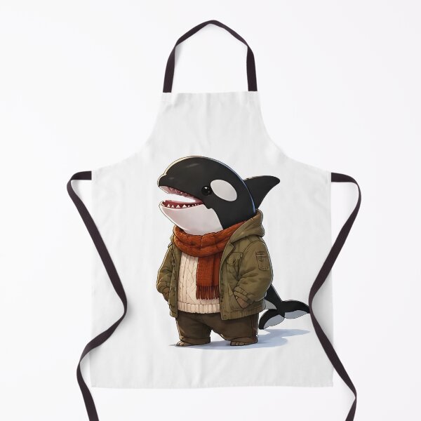 Item preview, Cozy Fall Orca – Autumn Animal Gift designed and sold by Icareis-Studios.