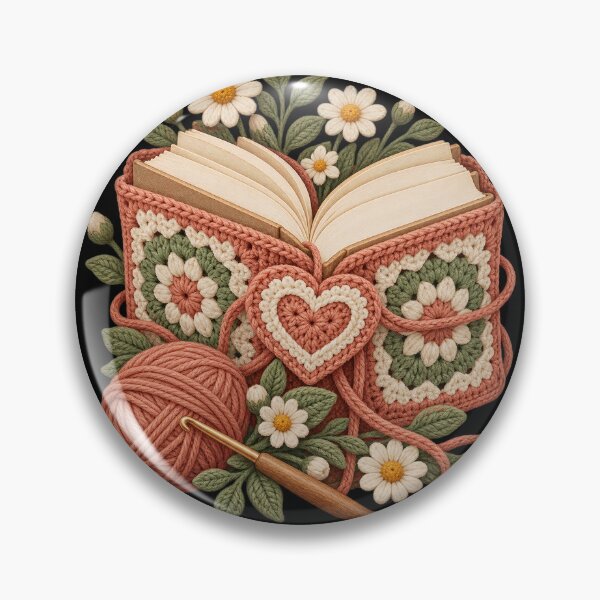 Item preview, Crochet Heart Book Garden designed and sold by haitrieuic96.