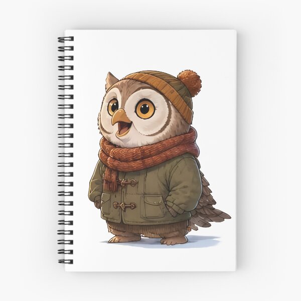 Item preview, Cozy Fall Owl – Autumn Animal Gift designed and sold by Icareis-Studios.