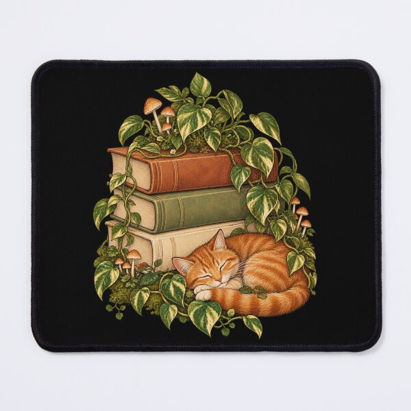 Item preview, Books Plants Sleeping Orange Cat designed and sold by haitrieuic96.