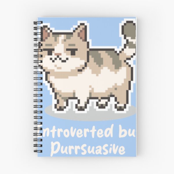 Item preview, Introverted But Purrsuasive designed and sold by PixelPanicc.