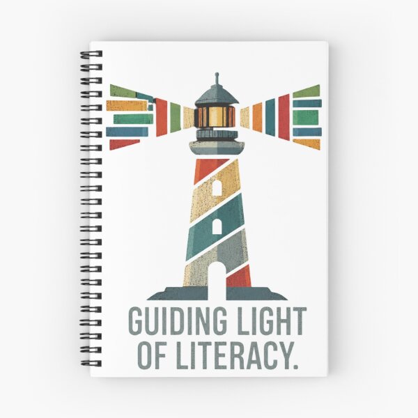 Item preview, Guiding Light Of Literacy Lighthouse Books designed and sold by ESAKA97Shop.