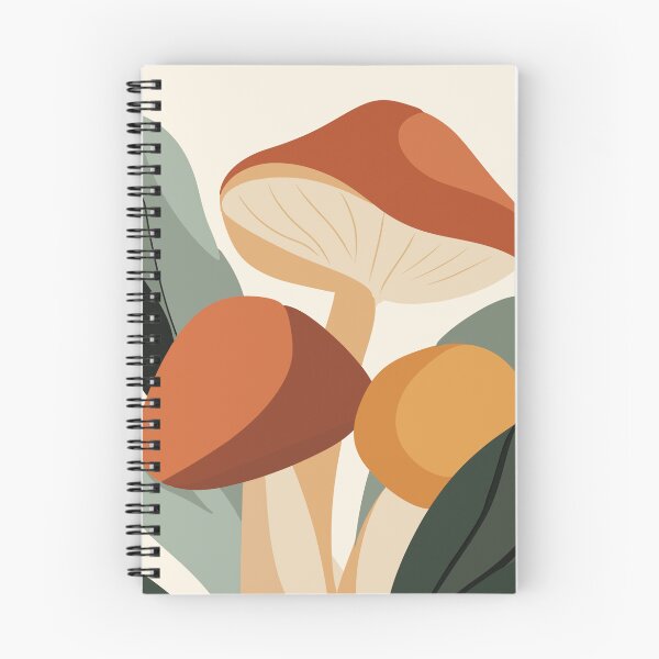 Item preview, Boho Mushroom Composition Art Print designed and sold by ByBiancaArt.