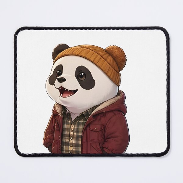 Item preview, Cozy Fall Panda – Autumn Animal Gift designed and sold by Icareis-Studios.