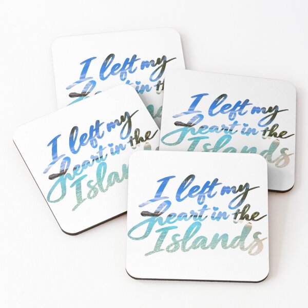 Item preview, I Left My Heart in the Islands — Bora Bora Typography Photo Print designed and sold by IsleAmore.