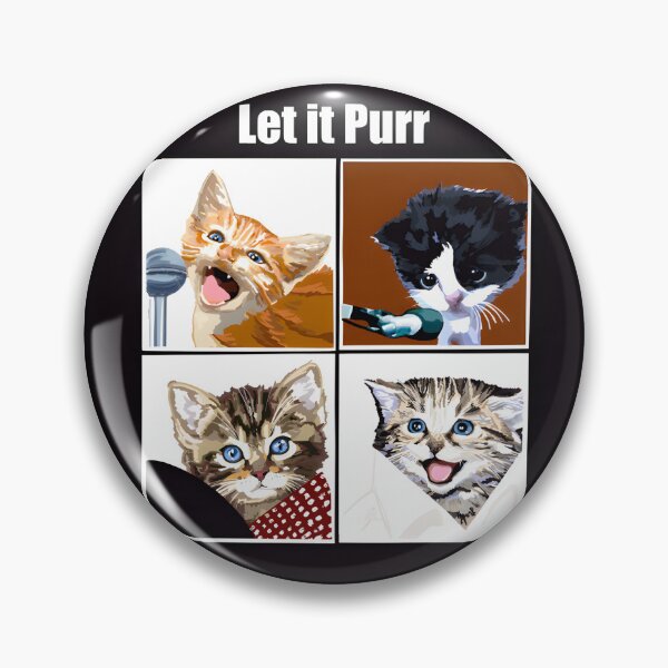 Item preview, Let It Purr Cute Cat Illustration with Playful Expression designed and sold by spartadog13.