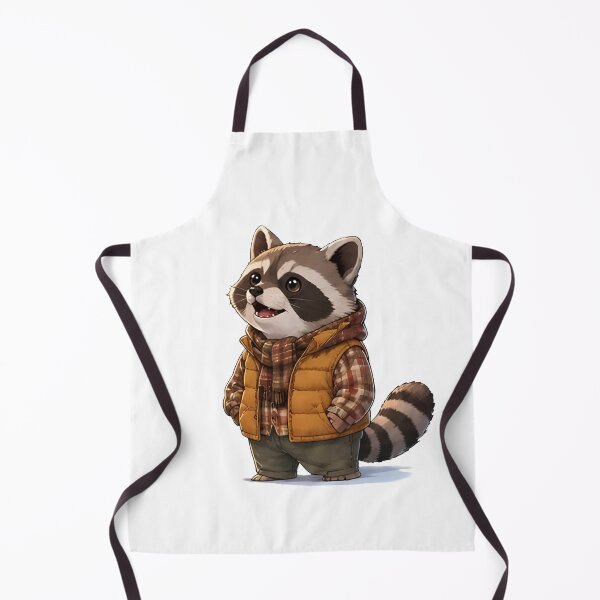Item preview, Cozy Fall Raccoon – Autumn Animal Gift designed and sold by Icareis-Studios.