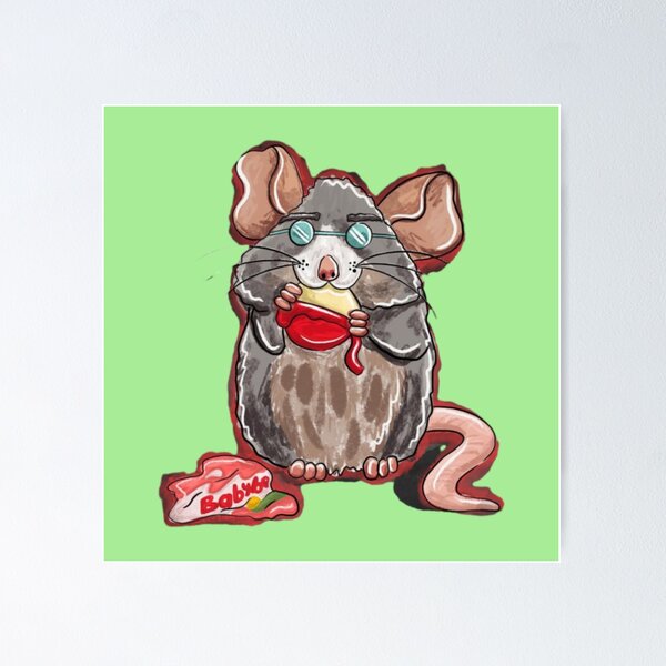 Item preview, Babybel Cheese Goblin Rat designed and sold by PixelPanicc.